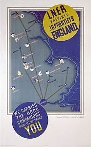 10174254
&copy; NRM - Pictorial Collection
�J B Priestley�s England�, LNER poster, 1923-1947.