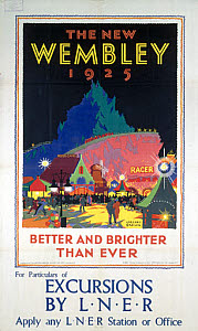 10174456
&copy; NRM - Pictorial Collection
'The New Wembley', LNER poster, 1925.