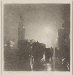 10458557
&copy; TBC / Royal Photographic Society
'The Griffin, Fleet Street - Night', c 1926.