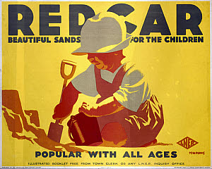 10176058
&copy; NRM - Pictorial Collection
�Redcar�, LNER poster, 1923-1947.