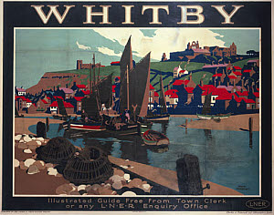 10173563
&copy; NRM - Pictorial Collection
'Whitby', LNER poster, 1930.