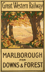 10170664
�Marlborough for Downs & Forest�, GWR poster, 1927.