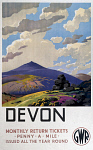 10170665
�Devon� GWR poster, 1937.