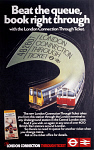 10172768
&copy; NRM - Pictorial Collection
'Beat The Queue, Book Right Through�, BR/LU poster, 1983.