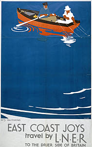 10174569
&copy; NRM - Pictorial Collection
�East Coast Joys - No 5�, LNER poster, 1931.
