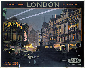 10173374
&copy; NRM - Pictorial Collection
�Piccadilly Circus�, LNER poster, 1923-1947.