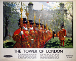 10170779
&copy; NRM - Pictorial Collection
�The Tower of London�, BR (LMR) poster, 1948-1965.