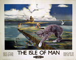 10170681
�The Isle of Man�, BR (LMR) poster, 1950.