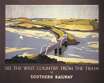 10170786
&copy; NRM - Pictorial Collection
'See the West Country from the Train', SR poster, 1947.