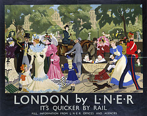10173587
&copy; NRM - Pictorial Collection
�London by LNER�, LNER poster, 1933.