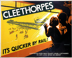10173996
�Cleethorpes: It�s Quicker by Rail�, LNER poster, 1923-1947.