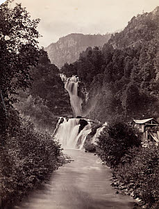 10423098
&copy; Science Museum Pictorial
Reichenbach Falls, Switzerland, c 1850-1900.