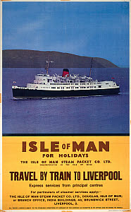 10172258
The Isle of Man for Holidays, Isle of Man Steam Packet Company poster.