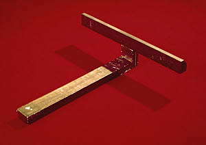 10237608
&copy; Science Museum
Egyptian shadow clock, 10th-8th century BC.