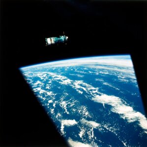 10299310
&copy; NASA
The Soviet Soyuz 19 spacecraft in orbit, Apollo/Soyuz Project, 1975.