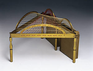 10317213
&copy; Science Museum
Model of a groin, string surface model, 1872.