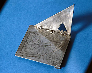 10262214
&copy; Science Museum
Quadrant sundial, English, c 1570.