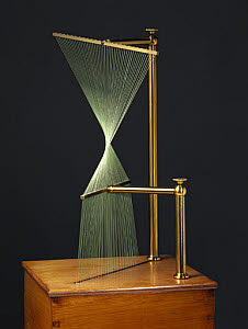 10317215
&copy; Science Museum
Hyperbolic paraboloid, string surface model, 1872.