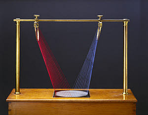 10317217
&copy; Science Museum
Conoids, string surface model, 1872.