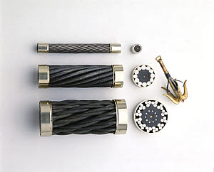 10313918
&copy; Science Museum
Early submarine cables and grapnel, 1858-1866.