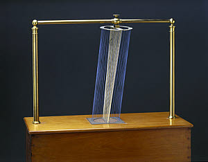 10317219
&copy; Science Museum
Deformation of a cylinder, string surface model, 1872.