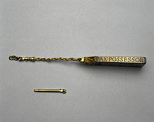 10320520
&copy; Science Museum
Pocket sundial, Saxon, 10th century.