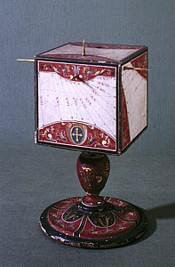 10240722
&copy; Science Museum
Cubical sundial, Italian, c 1560.