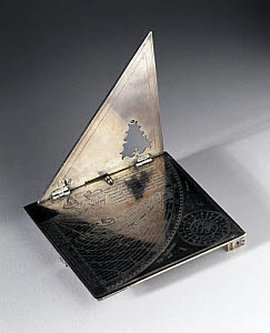 10326427
&copy; Science Museum
Quadrant sundial, English, c 1570.