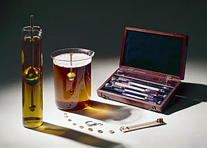 10311529
&copy; Science Museum
A selection of hydrometers, c 1870.