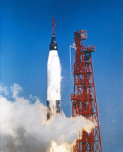 10298831
&copy; NASA
Launch of the Atlas rocket that carried astronaut John Glenn into orbit, 1962.