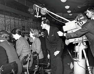 10308934
Televising the telephone board at Faraday House in London, 29 January 1939.