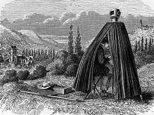 10299538
&copy; Science Museum
Tent camera obscura, 19th century.