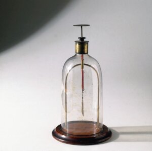10193651
&copy; Science Museum
Ayrton's improved gold leaf electroscope, 1890.
