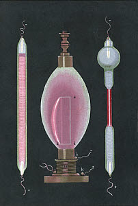 10456151
&copy; Science Museum
Electric egg between two discharge tubes.