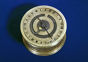10239675
&copy; Science Museum
Small round table-clock with astronomical movements, c 1600.