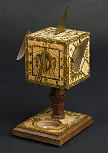 10422481
&copy; Science Museum
Universal cubical sundial, German, c 1780.