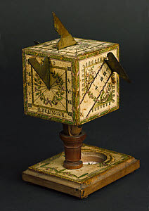 10422482
&copy; Science Museum
Universal cubical sundial, German, c 1780.