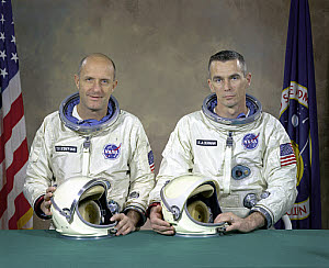 10425892
&copy; NASA
Gemini 9 Prime Crew, 5 January 1966.