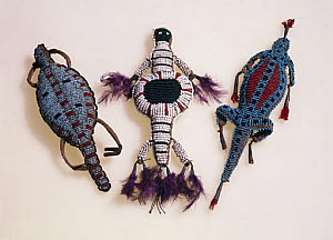 10285110
&copy; Science Museum
Amulets, Plains Indians, USA and Canada.