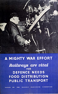 10175016
&copy; NRM - Pictorial Collection
'A Mighty War Effort', REC poster, 1939-1945.