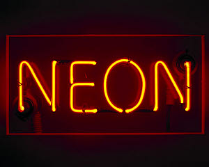 10214518
&copy; Science Museum
Neon sign,  1930s.