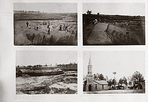 10298721
&copy; NMeM
Four scenes depicting Petersburg, Virginia, American Civil War, 1861-1865.