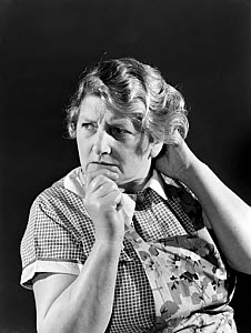 10429130
&copy; NMPFT - Photographic Advertising
Concerned woman, c 1950.