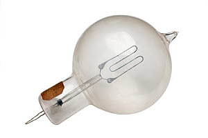 10462944
&copy; Science Museum
Maxim lamp, M-shaped filament, 21.3.1882, No.1601.