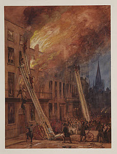10422145
&copy; Science Museum Pictorial
The Royal Society�s Fire Escape, 19th century.