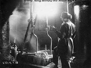 10318347
&copy; Science Museum Archive
Woman munitions worker at the Dornock denitrators, Scotland, 1918.