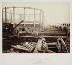 10446851
&copy; National Railway Museum
Constuction of St Pancras cellars, London, 5 August 1867.