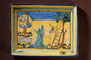 10284152
&copy; Science Museum
Italian votive plaque, 1760-1800.