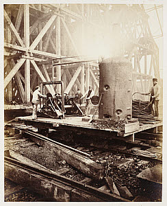 10446860
&copy; National Railway Museum
Construction of St Pancras Station, London, c 1867.