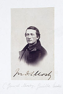10299462
&copy; NMeM
Portrait of General Mosby, Confederate guerrilla leader, c 1863.